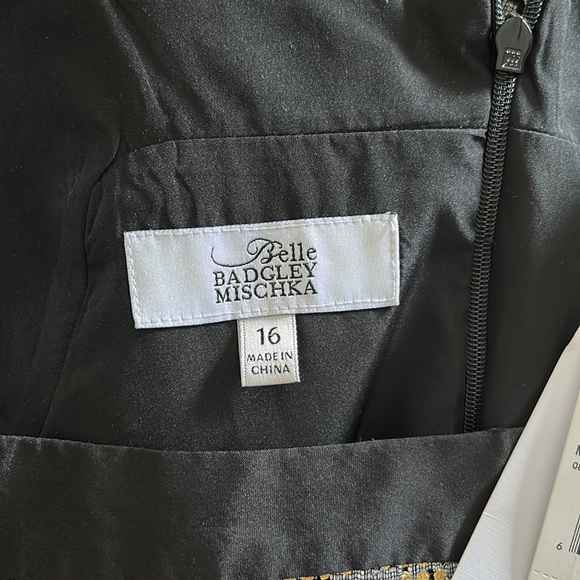 BADGLEY MISCHKA BELLE TULE DRESS SIZE 16 MSRP $75.00 NWT - Picture 8 of 9